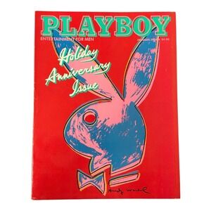 Playboy Magazine January 1986 Playmate Sherry Arnett Holiday Anniversary Issue